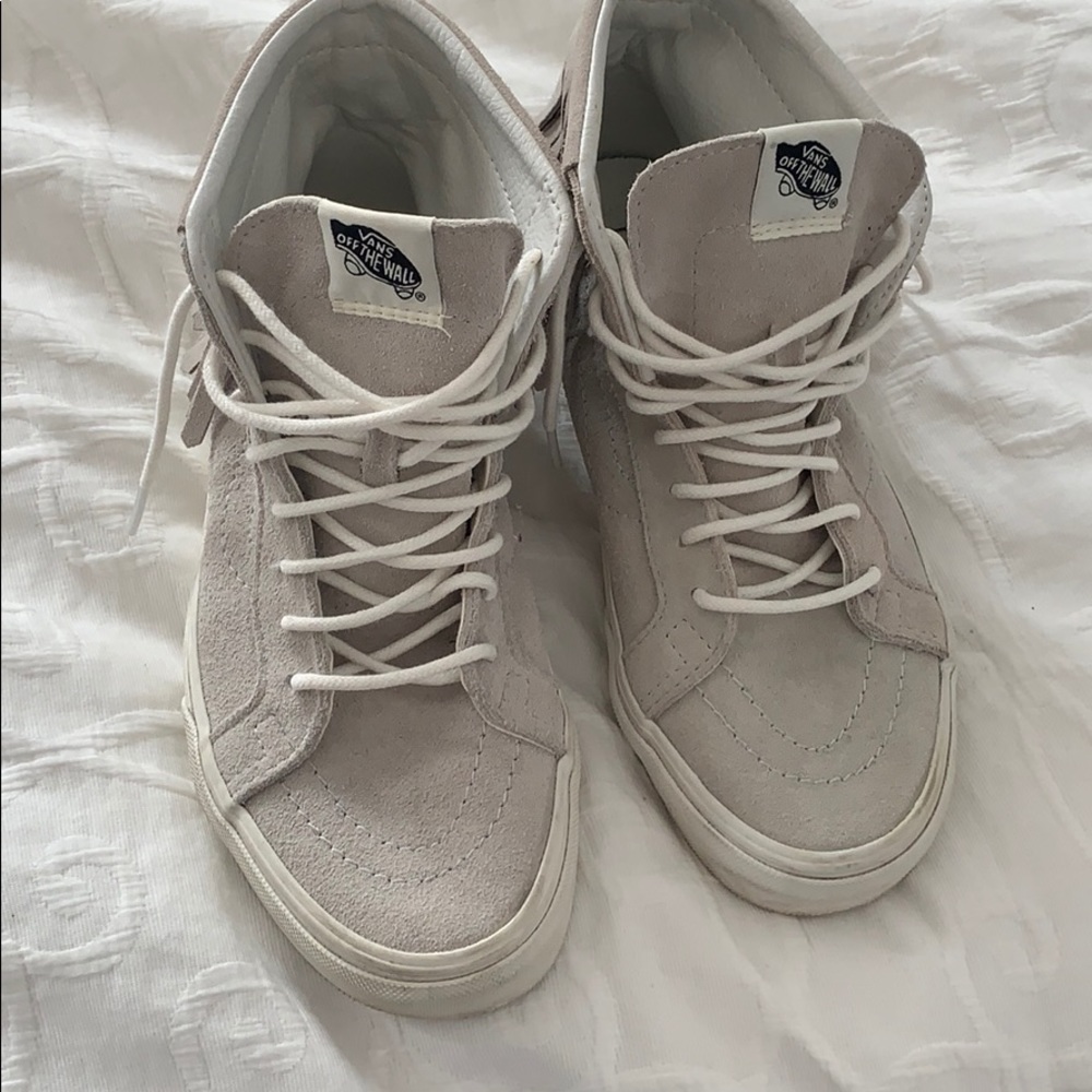 Vans suedes fringe